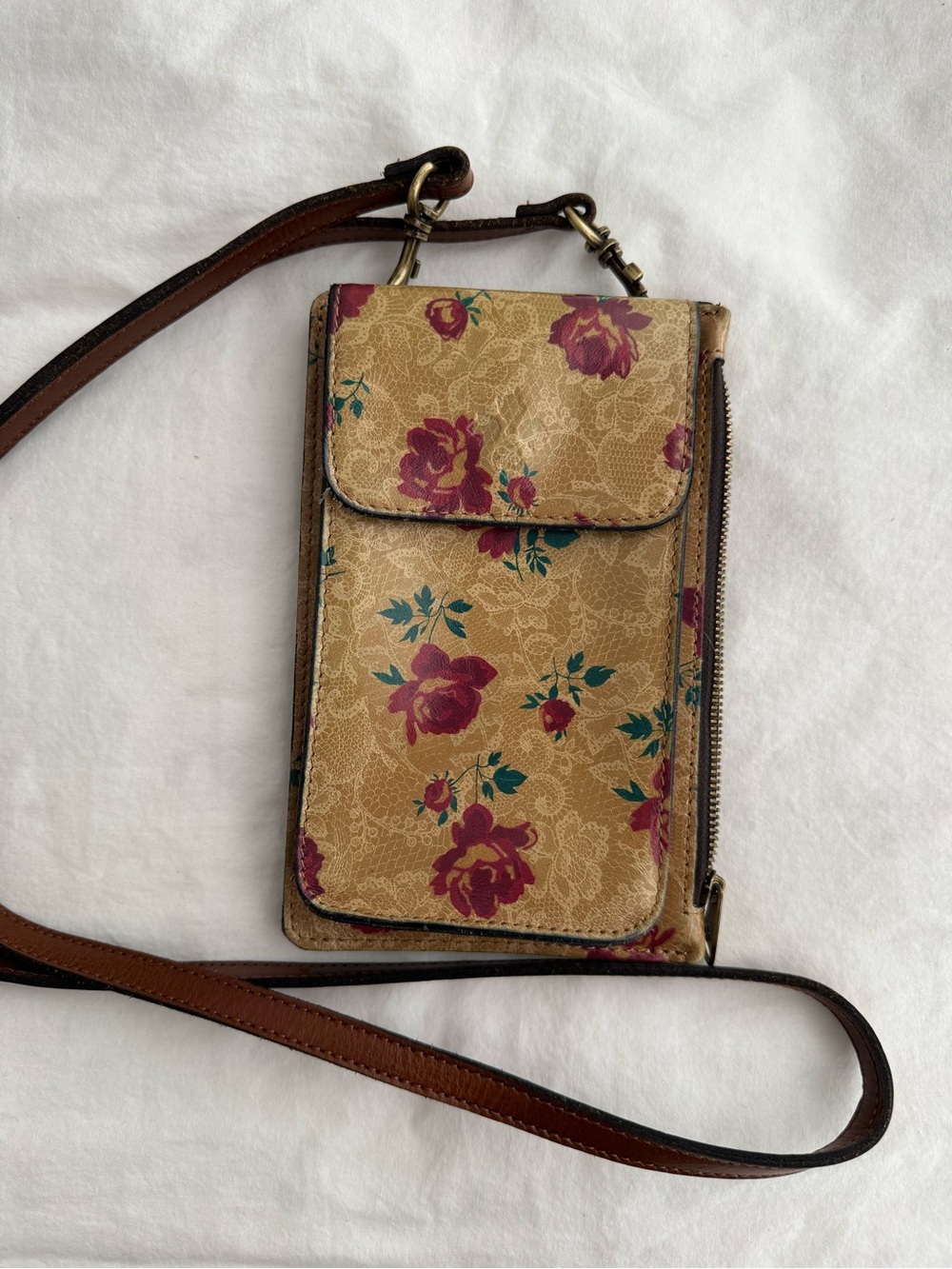 Patricia Nash Floral Phone Wallet Crossbody
